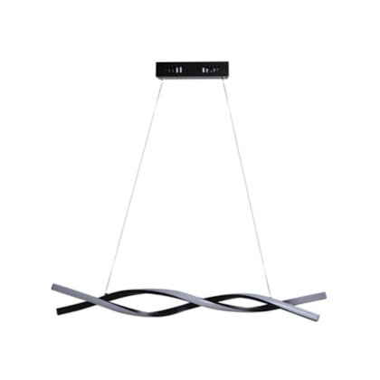 Pendente Led Paris 3000K 18W Preto Taschibra