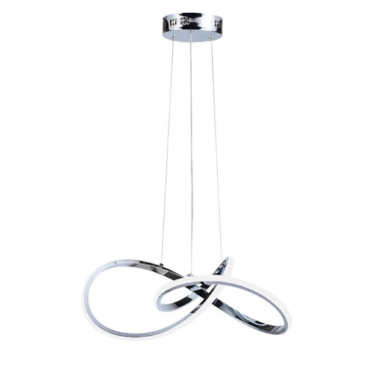 Pendente Led Tóquio 3000K 30W Cromado Taschibra - Imagem principal - d3e71207-e040-4896-9593-96988a5d517d