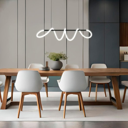 Pendente Led Zurique 3000K 40W Preto Taschibra - Imagem principal - 579c1215-f5fc-44fb-a248-3f75c2791e3b