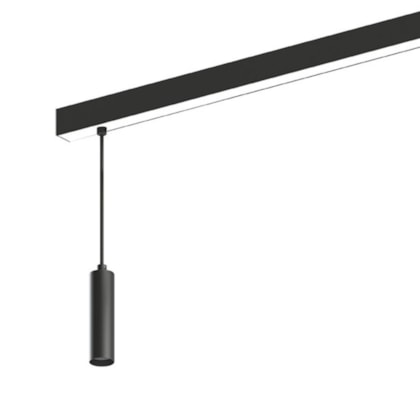 Pendente Tabli Mini Mr11 Para Perfil Preto Fosco Taschibra