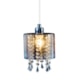 Pendente Versailles Vidro Fumê Canopla Cromado Avant 1 Lâmpada E27 - 2379af28-79d2-492c-92f6-cbdf45b864aa