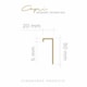 Perfil Capri Rodapé Invertido Blanc Matte Viscardi 5x2x0,5cm - a082625e-2ea3-402c-a241-b3e02edc275b