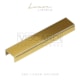 Perfil De Parede Luxor Golden Brilho Alumínio Anodizado Viscardi - 95cab381-e823-4568-87f1-6320e303f0b0