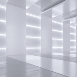 Perfil Led Apex Sobrepor Branco Taschibra 23x24x20cm
