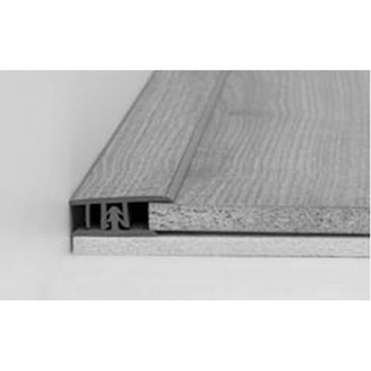 Perfil Piso E Parede Para Laminados Eucafloor Tecno Cor 26 30x1800mm - Imagem principal - 04fd5b22-107a-48e8-b4ce-db72d095c430