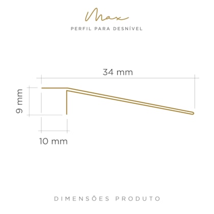 Perfil Redutor Para Piso Max 270 Inox Escovado Aço 304 Viscardi