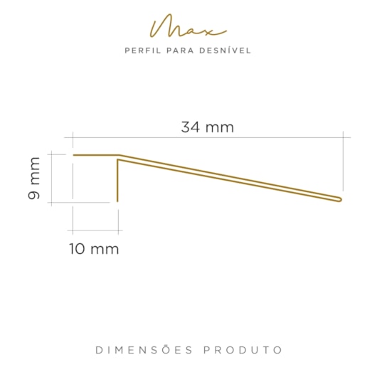 Perfil Redutor Para Piso Max 270 Inox Escovado Aço 304 Viscardi - Imagem principal - 8b9e17dc-e4ea-4696-9c75-1dc1cf62257b