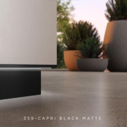 Perfil Viscardi Capri Rodapé Invertido Back Matte 359 Barra Com 3m