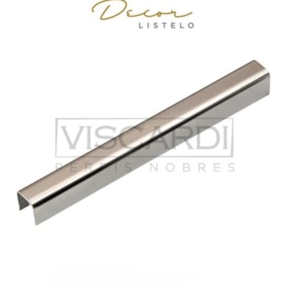 Perfil Viscardi Decor Inox Brilho
