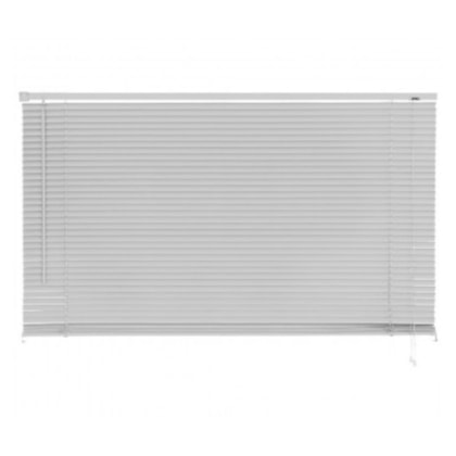Persiana Horizontal Metal E Plástico Cinza Atlas 120x130cm