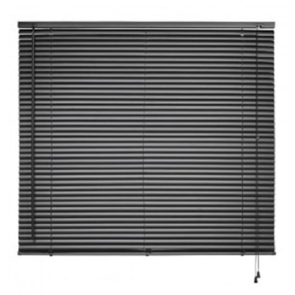 Persiana Horizontal Metal E Plástico Preto Atlas 160x130cm