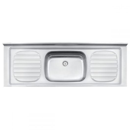 Pia De Apoio 160x55cm Aço Inox Tramontina - Imagem principal - 554c6ffb-c398-42da-9677-2d15bdb2fad4
