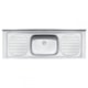 Pia De Apoio 160x55cm Aço Inox Tramontina - 77037db5-5ef1-4456-8518-bae656aadf09