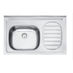 Pia De Inox Filo 40 Fx 100x50cm Com Válvula 3.1/2' 93410/507 Tramontina