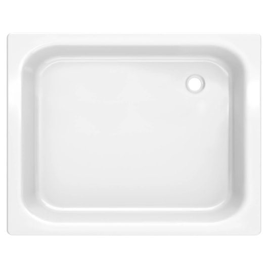 Piso Box De Aço Esmaltado 80x80x7 Sem Válvula Europa Branco Celite - Imagem principal - 073a7aef-ebcf-4561-9ec5-d388118c3c77