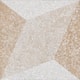 Piso Cerâmico 60x60cm Bold Geometric Mosaic Beige Granilhado Pei4 Embramaco - a751ee18-5ca8-433f-9b01-550402cf75e4