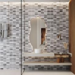 Piso Cerâmico Embramaco Brooklyn Satiny Mag RT86144 Acetinado 86x86cm Retificado