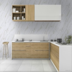 Piso Cerâmico Embramaco Elegance Calacata RT60862 Brilhante 60x60cm Retificado