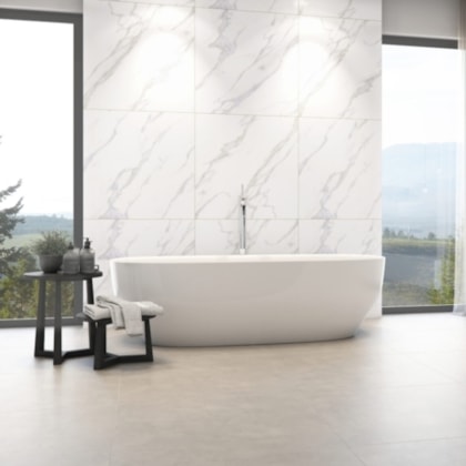 Piso Cerâmico Embramaco Nevada Mate Plus Rt76034 76x76cm Retificado