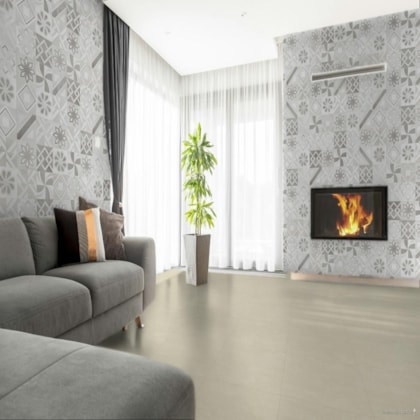 Piso Cerâmico Embramaco Sevilha Decor 64x123cm Retificado