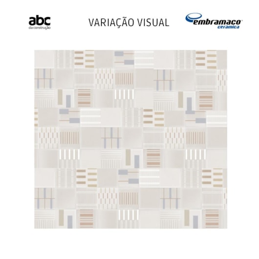Piso Cerâmico Embramaco Vitral Candy 64x123cm Retificado - Imagem principal - 78256ea2-98c1-4022-9a93-627610f90cc8