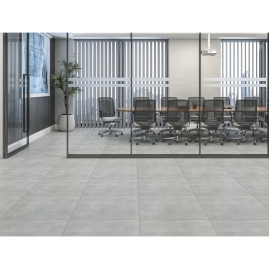 Piso Cerâmico Fioranno Asphalt Plus Acetinado 61x61cm Retificado - Imagem principal - 65b614bf-d901-4ab1-9b6f-6fa9dbae7d54