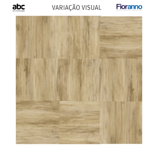 Piso Cerâmico Fioranno Pavia Plus Acetinado 61x61cm Madeira Retificado  - Imagem principal - 5629fbfa-380f-4e31-a4cc-0f6ab4166740