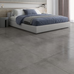 Piso Ceramico Marmocerâmica Concret Gray Acetinado 75,5x75,5cm Retificado