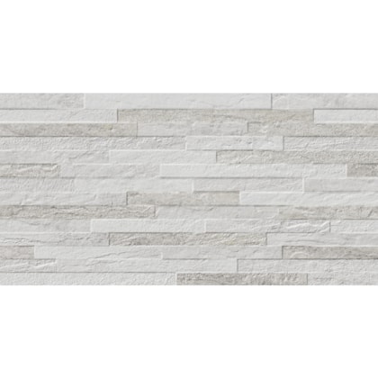 Piso Ceramico Marmocerâmica Minerale Bianco Rustico 39x75,5cm Retificado