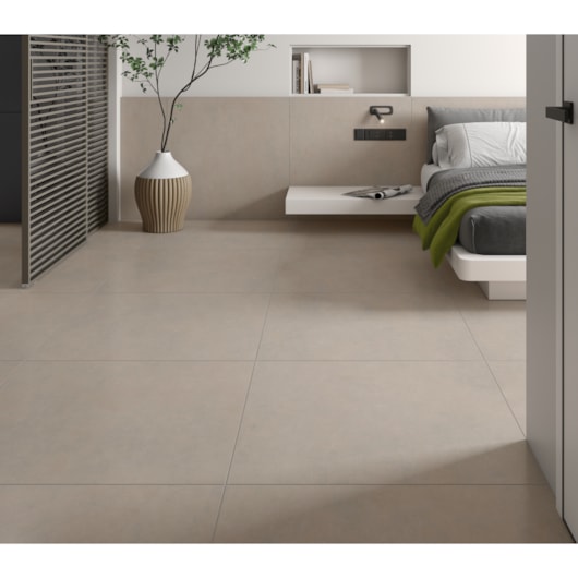 Piso Ceramico Marmocerâmica Unique Gris Acetinado 90,5x90,5cm Retificado - Imagem principal - fafee13c-371b-40e1-ad94-1070f751b686