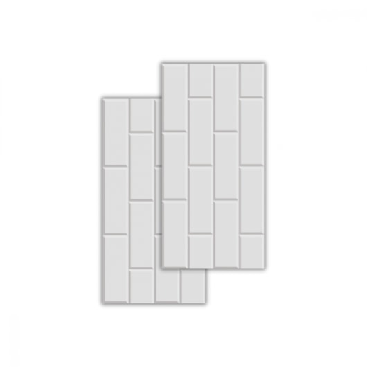 Piso Ceramico Marmocerâmica York Branco Acetinado 39x75,5cm Retificado - Imagem principal - 57539f37-9a63-4c02-a930-509fb42c5fe4