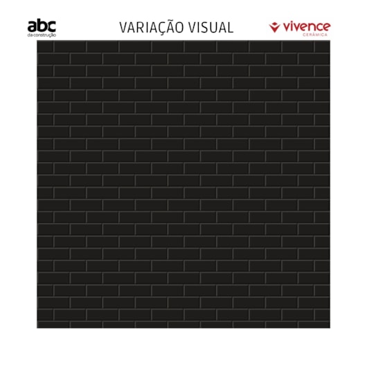 Piso Ceramico Marmocerâmica York Preto Brilhante 39x75,5cm Retificado - Imagem principal - a5410d94-4295-4bc1-9e61-ec77b3c759cc