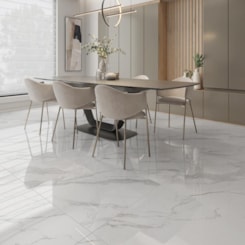Piso Cerâmico Opus Mármore Polido 81x81cm Retificado
