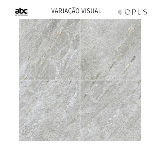 Piso Cerâmico Opus Stone Granilha 66x66cm Retificado - Imagem principal - 4cbe1093-3a15-44aa-855c-f88f629fe250