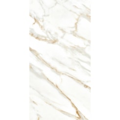 Piso Embramaco Calacata Gold Satiny 64x123cm Retificado