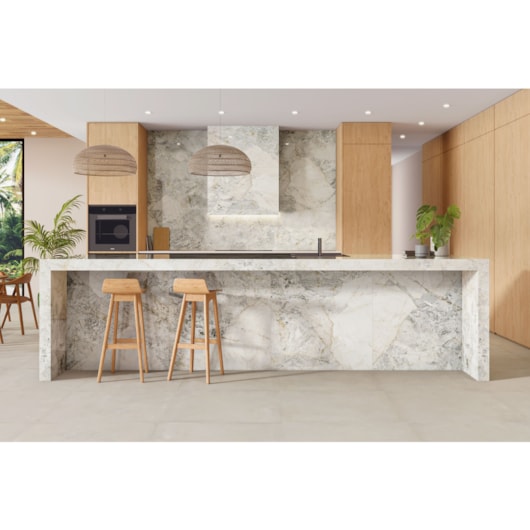 Piso Embramaco Marmo Patagonia Lux Mag Polido 85x85cm Retificado - Imagem principal - 6fc0652e-663e-44b0-ab7d-986a72aecf64
