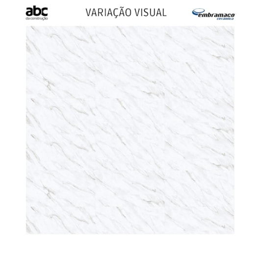 Piso Embramaco Mont Blanc Lux P63005 63x122cm Retificado - Imagem principal - 11538e1c-d94a-4b34-be51-7a2ccffc70f3