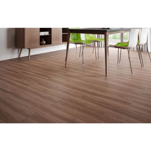 Piso Laminado Durafloor Spot Click 18,7x134cm Ouro Preto - Imagem principal - 59fad054-ef3c-4292-8abb-5d8e73bb74f7