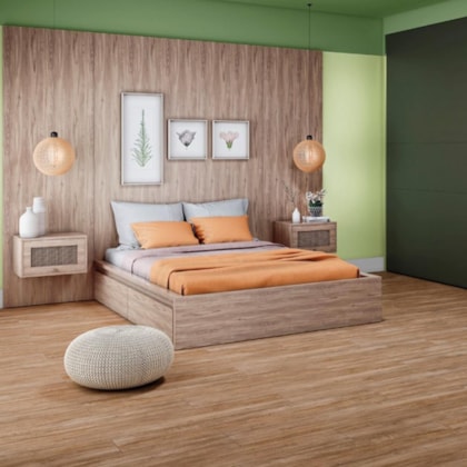 Piso Laminado Eucafloor Prime Click 21,7x135,7cm Valência 9