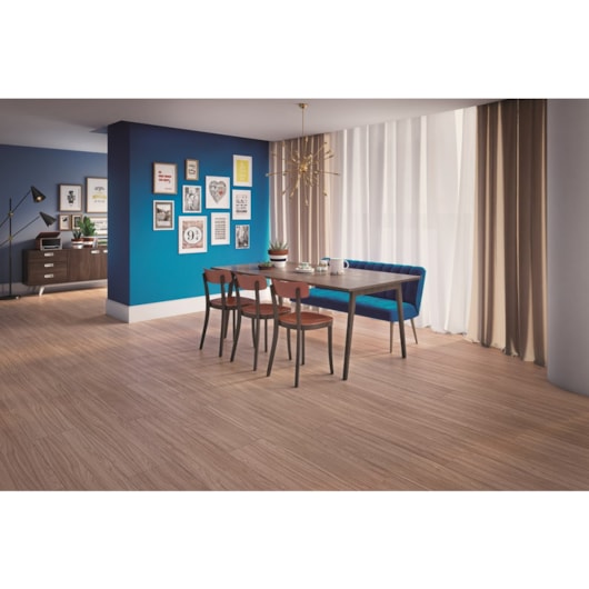 Piso Laminado Eucafloor Prime Click Andorra New 21,7x135,7cm Click - Imagem principal - 8a4b6234-e7b5-4534-afea-c85aa27708b7