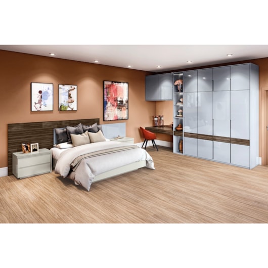 Piso Laminado Eucafloor Prime Click Andorra New 21,7x135,7cm Click - Imagem principal - 353861da-85ba-486b-a0f5-a5bc11d4567c