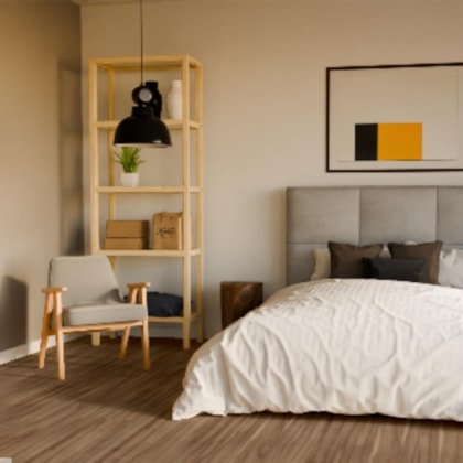 Piso Laminado Eucafloor Prime Click Cappuccino10 21,7x135,7cm