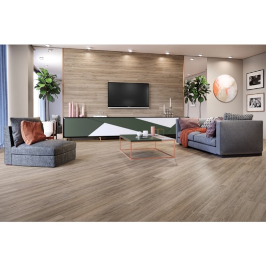 Piso Laminado Eucafloor Prime Click Carvalho Canela 21,7x135,7cm - Imagem principal - 8024b818-aa57-4712-b9ab-98f93365101e