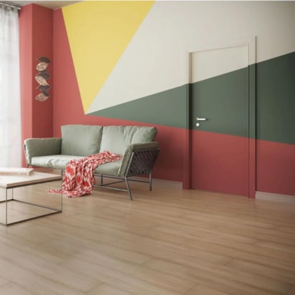 Piso Laminado Eucafloor Prime Click Carvalho Maiorca 21,7x135,7cm