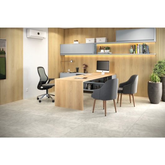 Piso Laminado Eucafloor Square Concreto 90,6x90,6cm - Imagem principal - 85ffb666-a02b-446e-a2a9-e418d7cd0c33