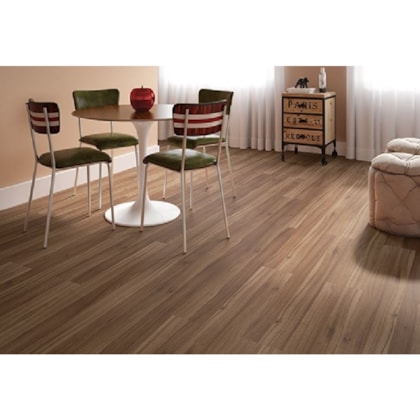 Piso Laminado New Way Nogueira Cadiz Durafloor 0,7X18,7X134Cm