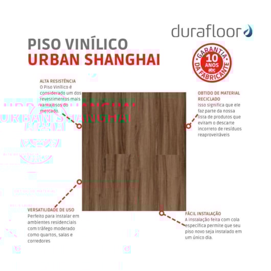 Piso Vinílico Durafloor Urban Shanghai 0,2x17,8x121,9cm - Imagem principal - 6acc7450-aac5-42ac-99dd-50d898cc5e37