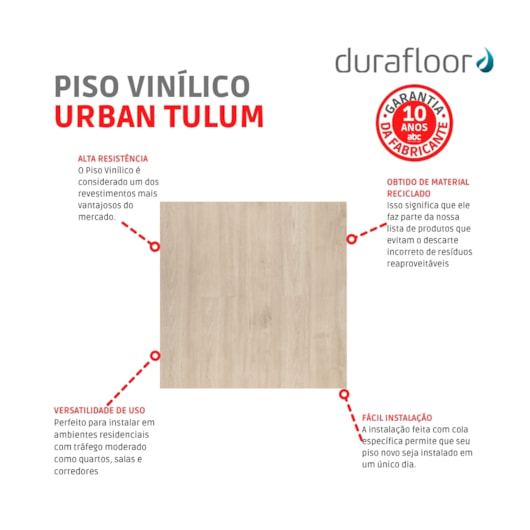 Piso Vinílico Durafloor Urban Tulum 17,8x121,9cm - Imagem principal - 6b9e5c46-56d8-4eb7-a4bd-86cb8eba2e74