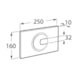 Placa De Acionamento Pl4 Branco Roca 3/6L - 620d069b-59c0-4ca5-9cb1-469ea9ef90fb