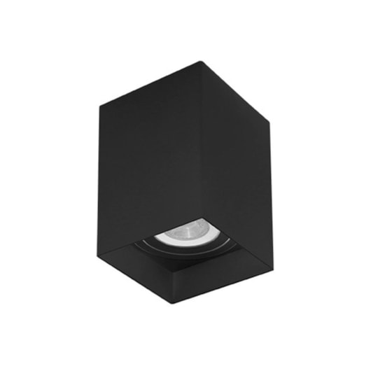 Plafon Sobrepor Look Quadrado Par20 Preto Taschibra - Imagem principal - b3b20ab1-73c6-4407-bc11-155da62fa61e